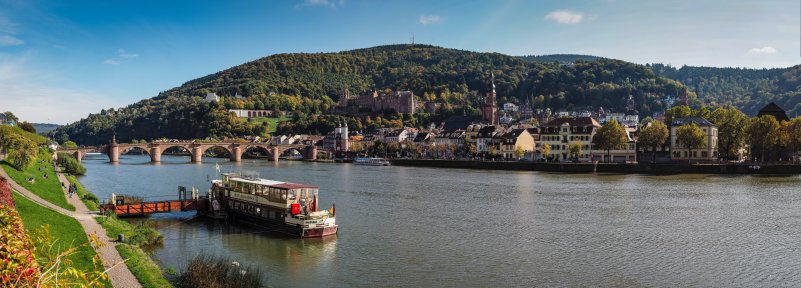 Panorama Heidelberg tagsüber vom 12. Oktober 2014