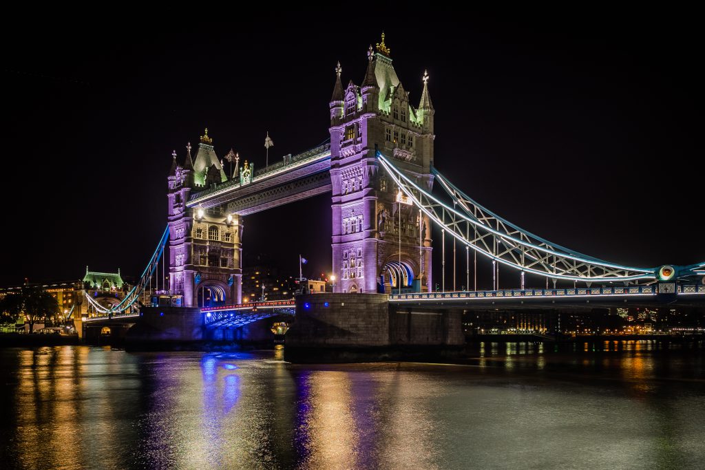 Tower Bridge by night