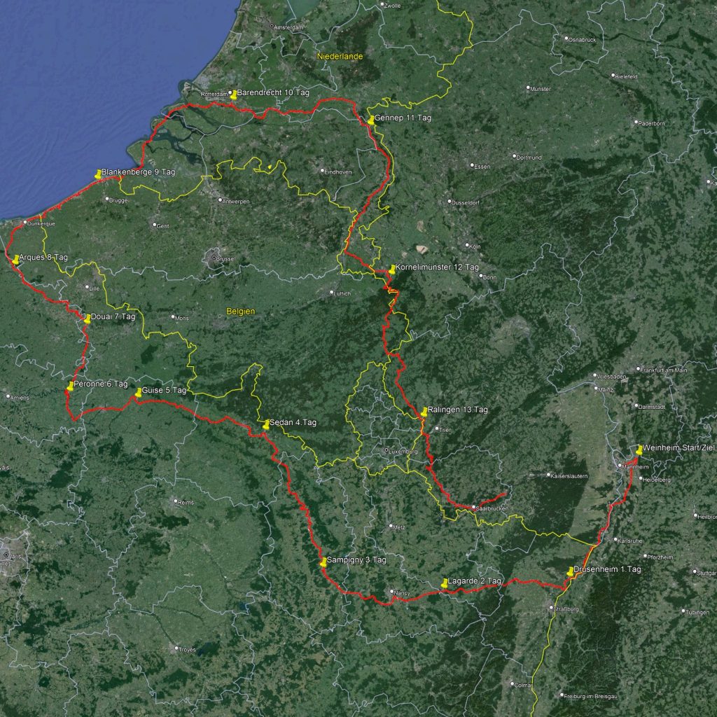 1900 Km in 14 Tagen